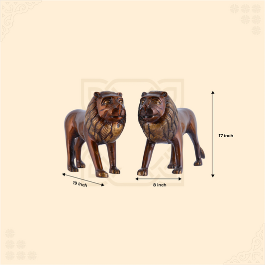 Sacred Simha Pair
