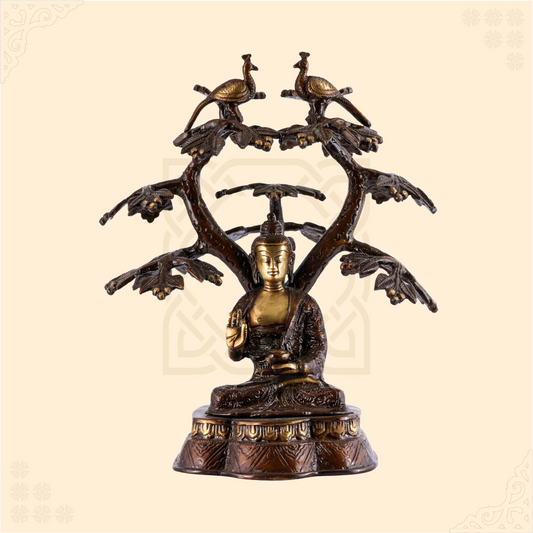 Peacock Canopy Buddha