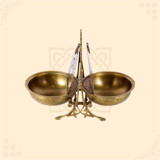 Antique Bronze Twin Urli