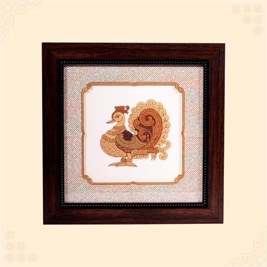 Ornate Peacock Frame
