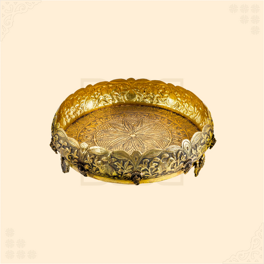 Antique Brass Decorative Urli