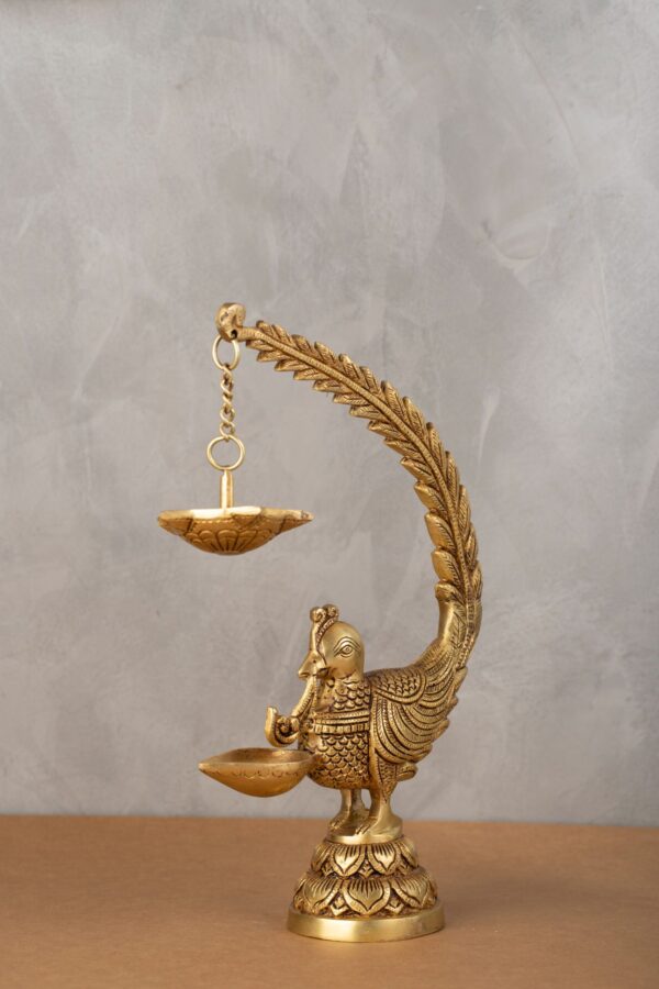 Peacock lamp
