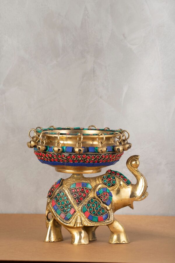 Elephant Urli Stone Finish
