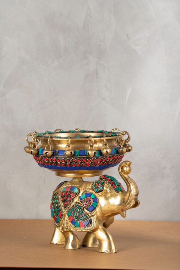 Elephant Urli Stone Finish