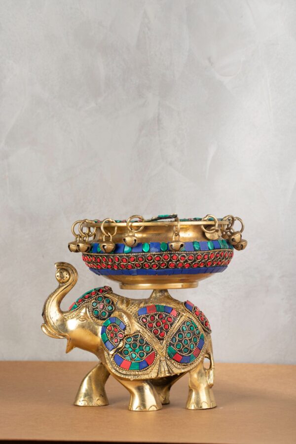 Elephant Urli Stone Finish