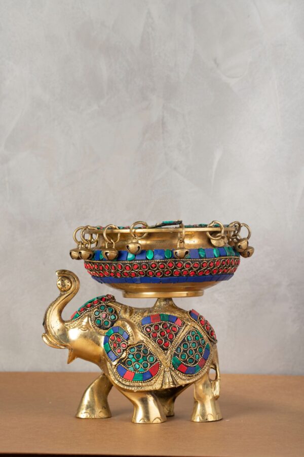 Elephant Urli Stone Finish