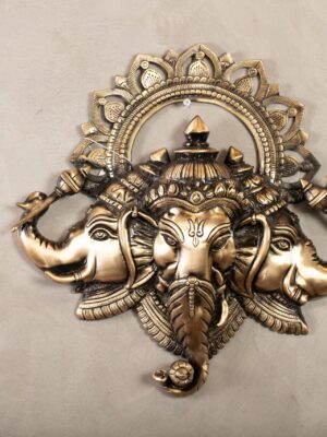 3 Head Ganesha Wall Decor