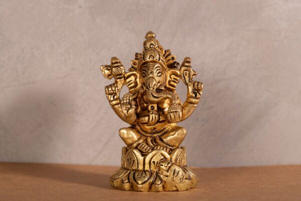 Lotus Base Ganesha