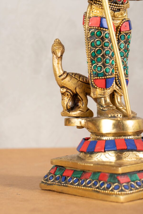 Murugan Brass with Stone