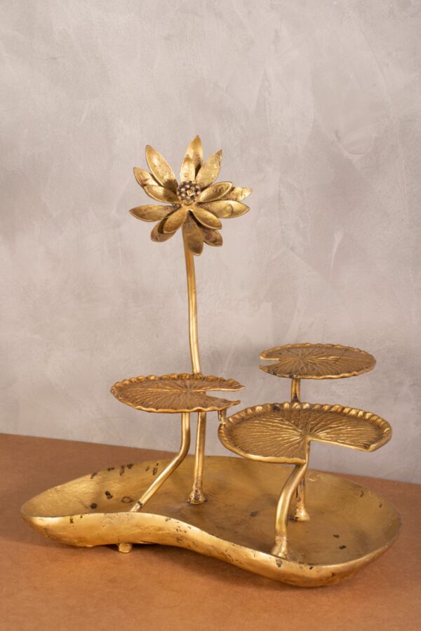 PR-BR-061B Water Lily Flowers Stand
