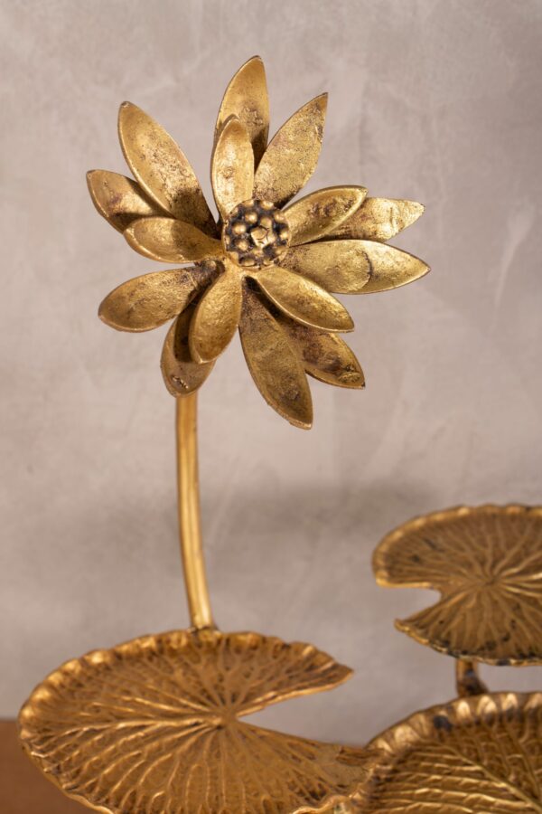 PR-BR-061D Water Lily Flowers Stand