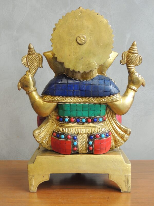 Stone Sitting Ganesha